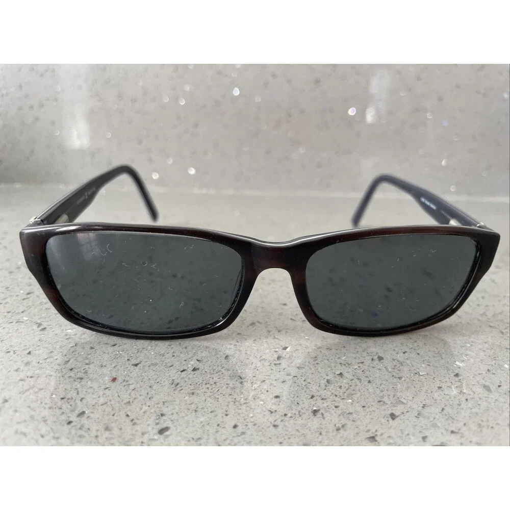 Le Grand Elan 3709 Brown Smoke Square Eyeglasses Frames ONLY 58-17-150 Elan